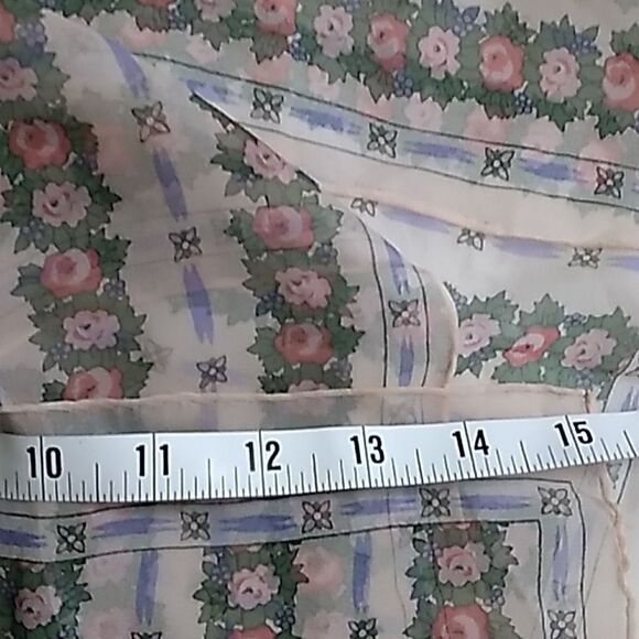 Echo sheer cottagecore retro scarf - Picture 8 of 9